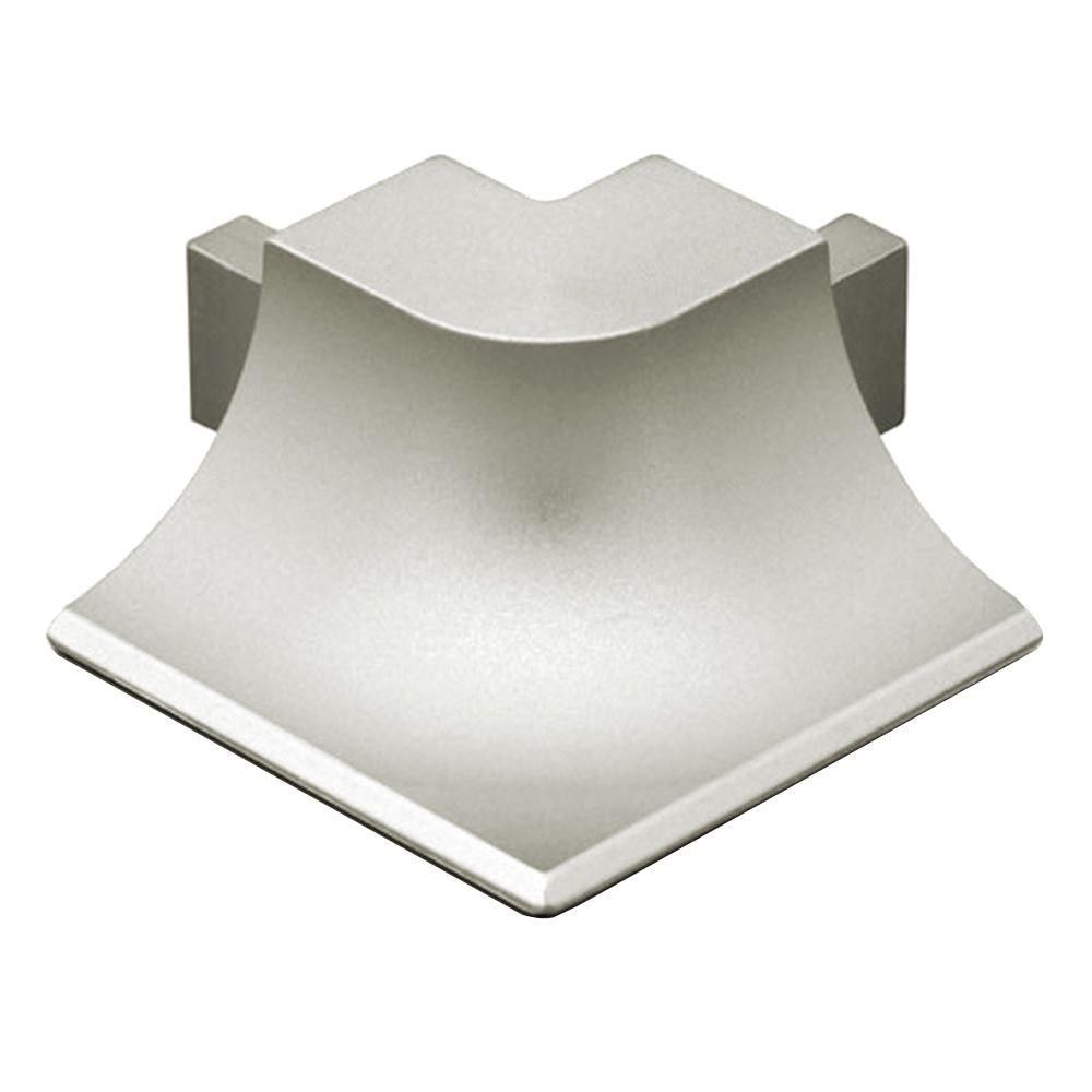 Schluter - DILEX-AHKA Coin extérieur 90° avec un radius de 3/8" (10 mm) - aluminium anodisé nickel mat