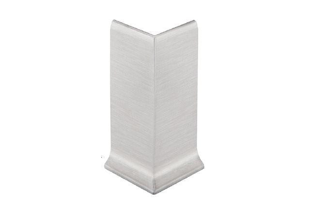Schluter - DESIGNBASE-SL Coin extérieur 90° Acier inoxydable (V2) brossé 6-3/8" (160 mm)
