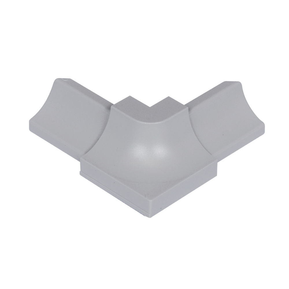 Schluter - DILEX-PHK Outside Corner 90° avec un radius de 3/8" (10 mm) - plastique PVC gris classique