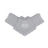 Schluter - DILEX-PHK Outside Corner 90° avec un radius de 3/8" (10 mm) - plastique PVC gris classique
