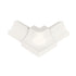 Schluter - DILEX-PHK Outside Corner 90° avec un radius de 3/8" (10 mm) - plastique PVC blanc