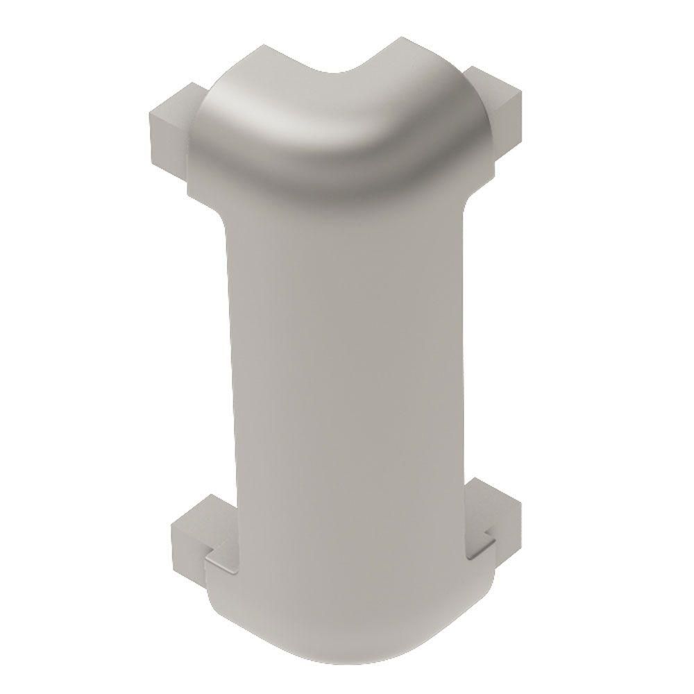 Schluter - RONDEC-CT Coin extérieur 90° - aluminium anodisé nickel mat 1/2" (12.5 mm)