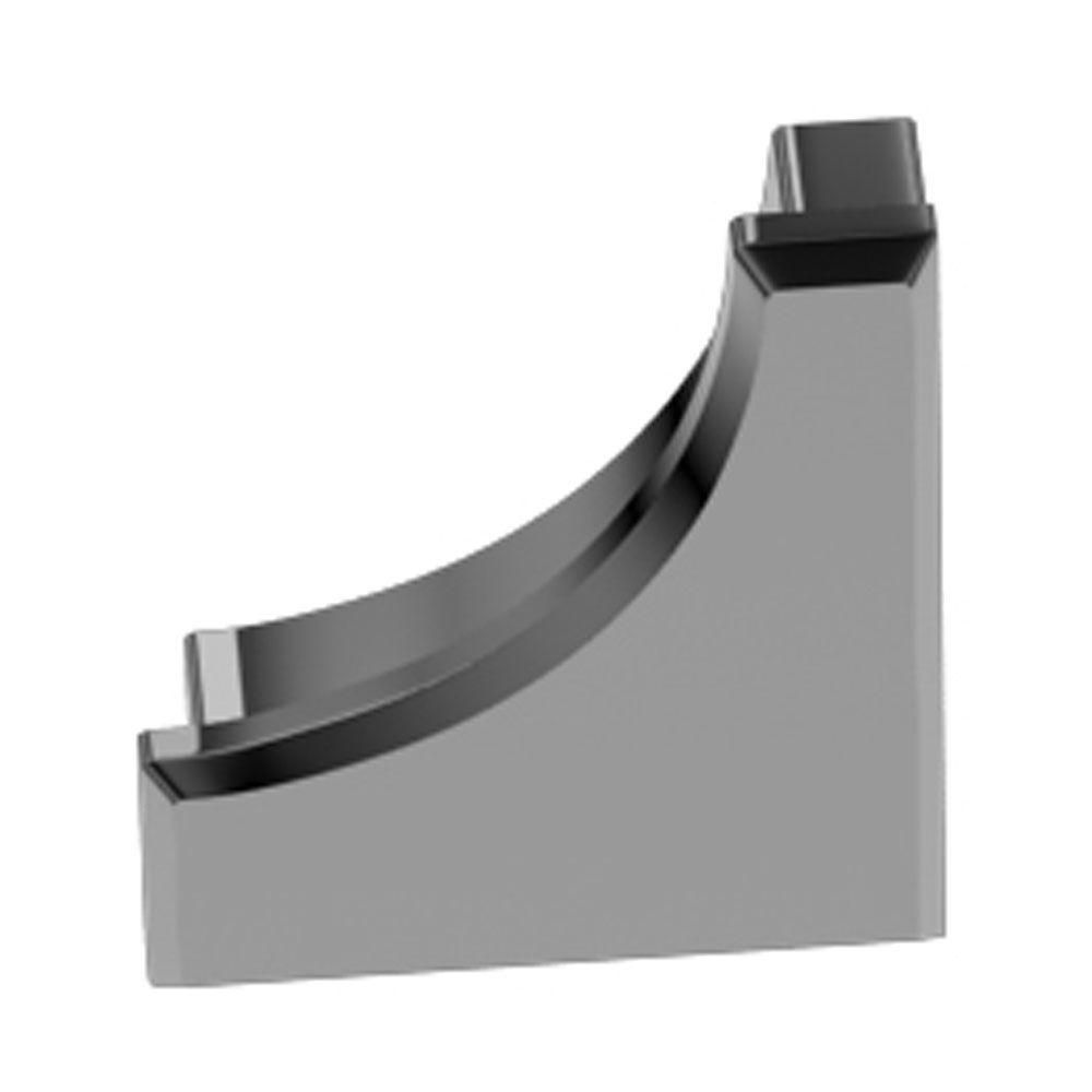Schluter - DILEX-AHK Cap de fermeture - aluminium anodisé chrome poli