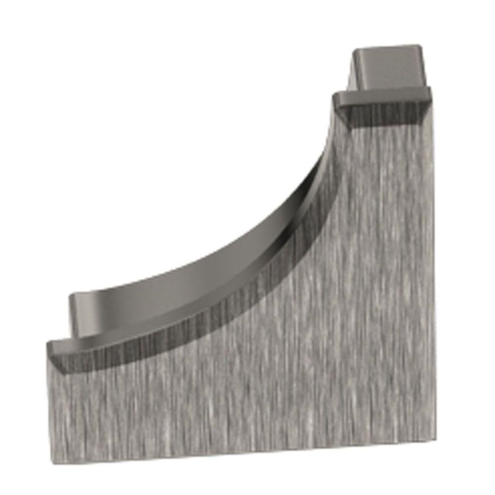 Schluter - DILEX-AHK Cap de fermeture - aluminium anodisé nickel brossé