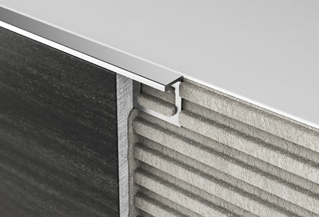Diaplas - 3/8" (10 mm) x 8' - Moulure en L décorative pour bordure de céramique Économique aluminium anodisé brillant ||EC_223-10