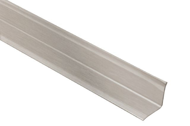 Schluter - ECK-KI Profilé décoratif de réparation pour angles muraux intérieurs - acier inoxydable (V2) brossé 9/16" x 9' 10"