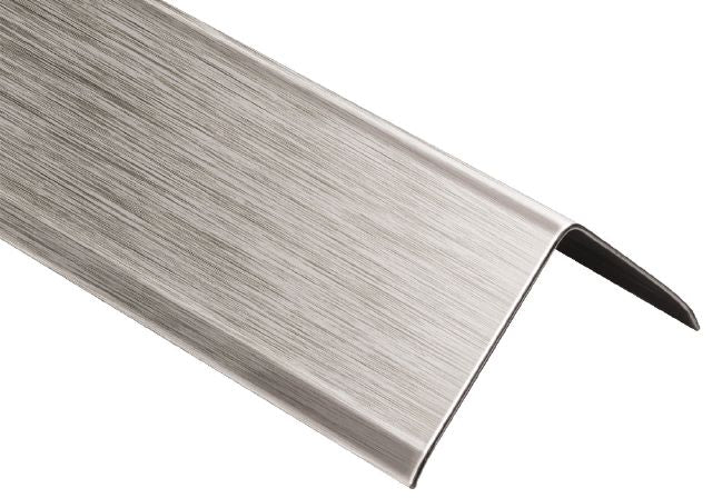 Schluter - ECK-K Profilé robuste de protection des coins extérieurs 90° - acier inoxydable (V2) brossé 1-1/4" x 9' 10"