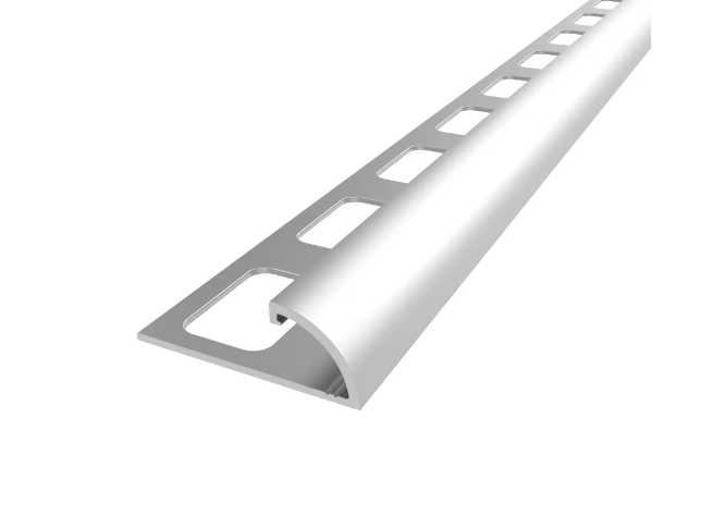 Diaplas - 3/8" (10 mm) x 8' - Moulure arrondie décorative pour céramique Économique aluminium anodisé satiné ||ECRD-222-10