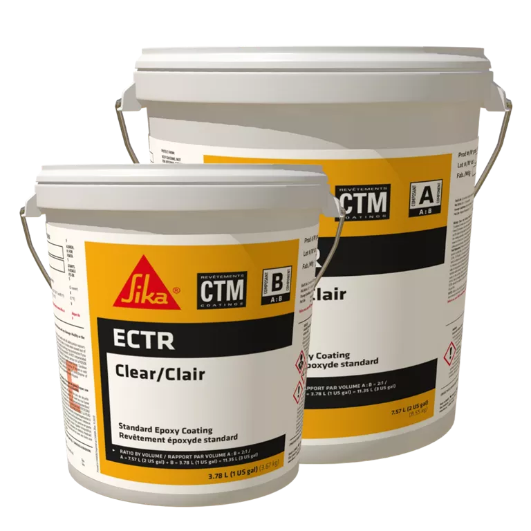 Sika - Kit de revêtement époxy ECTR Transparent 11.35 L