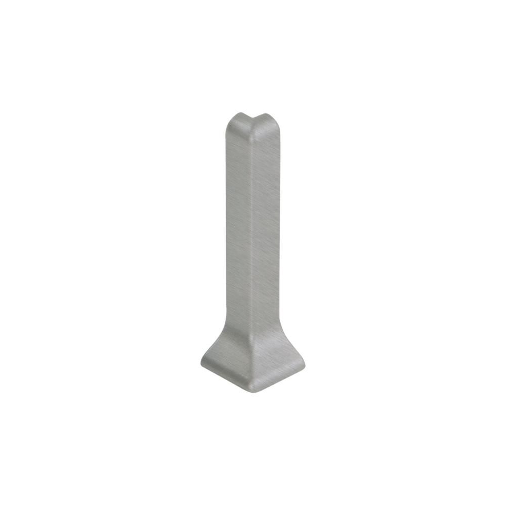 Schluter - Cap de fermeture gauche Designbase-SL Acier inoxydable brossé V2A - 4-3/8" (110 mm)