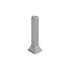 Schluter - Cap de fermeture gauche Designbase-SL Acier inoxydable brossé V2A - 4-3/8" (110 mm)