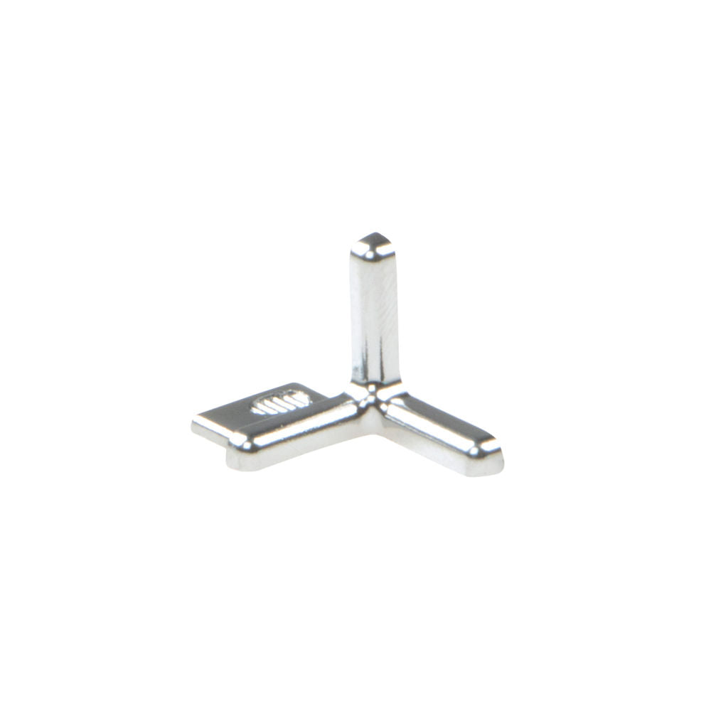 Schluter - INDEC Profilé de bordure pour carrelage - aluminium anodizé chrome poli 1/2" (12.5 mm) x 8' 2-1/2"