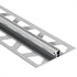 Schluter - DILEX-EDP Profilé de joint de surface à zone de mouvement embouvetée - acier inoxydable (V2) 1/2" (12.5 mm) x 8' 2-1/2"
