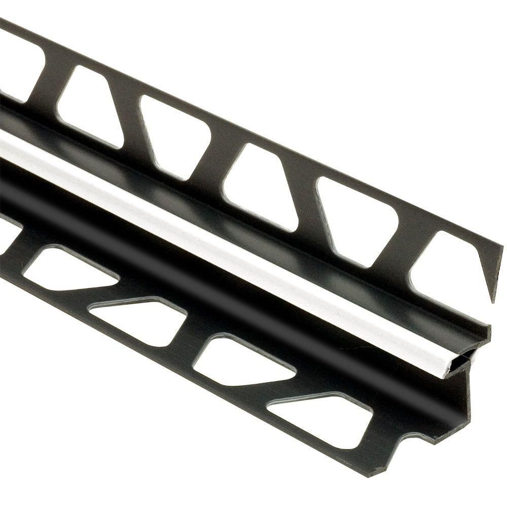 Schluter DILEX-EKE - 7/16" x 3/8" x 8' 2-1/2" - Profilé de joint de mouvement pour angles muraux - plastique PVC blanc éclatant ||EKEU11O10BW