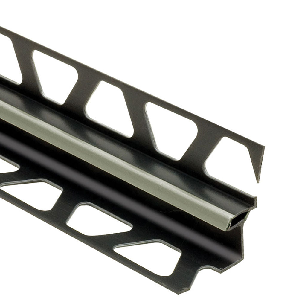 Schluter - DILEX-EKE Profilé de joint de mouvement pour angles muraux - plastique PVC gris 5/16" x 9/32" x 8' 2-1/2"