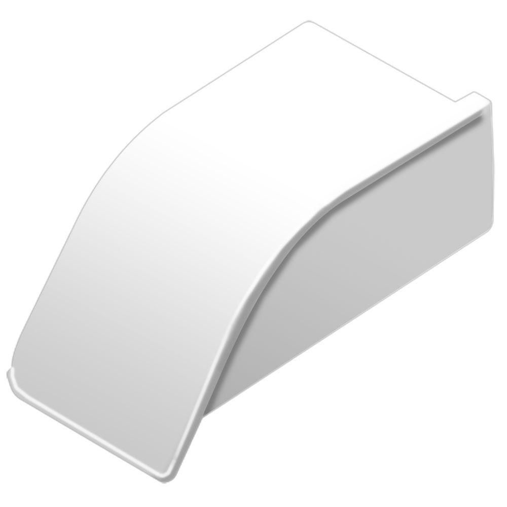 Schluter - DILEX-AS Cap de fermeture droit - plastique PVC blanc éclatant