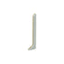 Schluter - DESIGNBASE-SL Cap de fermeture de gauche - aluminium aspet inox brossé 2-3/8" (60 mm)