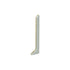 Schluter - DESIGNBASE-SL Cap de fermeture de gauche - aluminium aspet inox brossé 3-1/8" (80 mm)