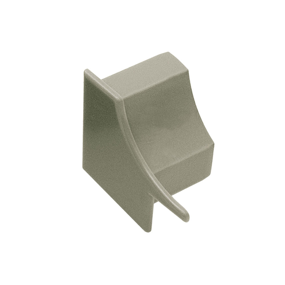 Schluter - DILEX-HK Cap de fermeture gauche - plastique PVC gris