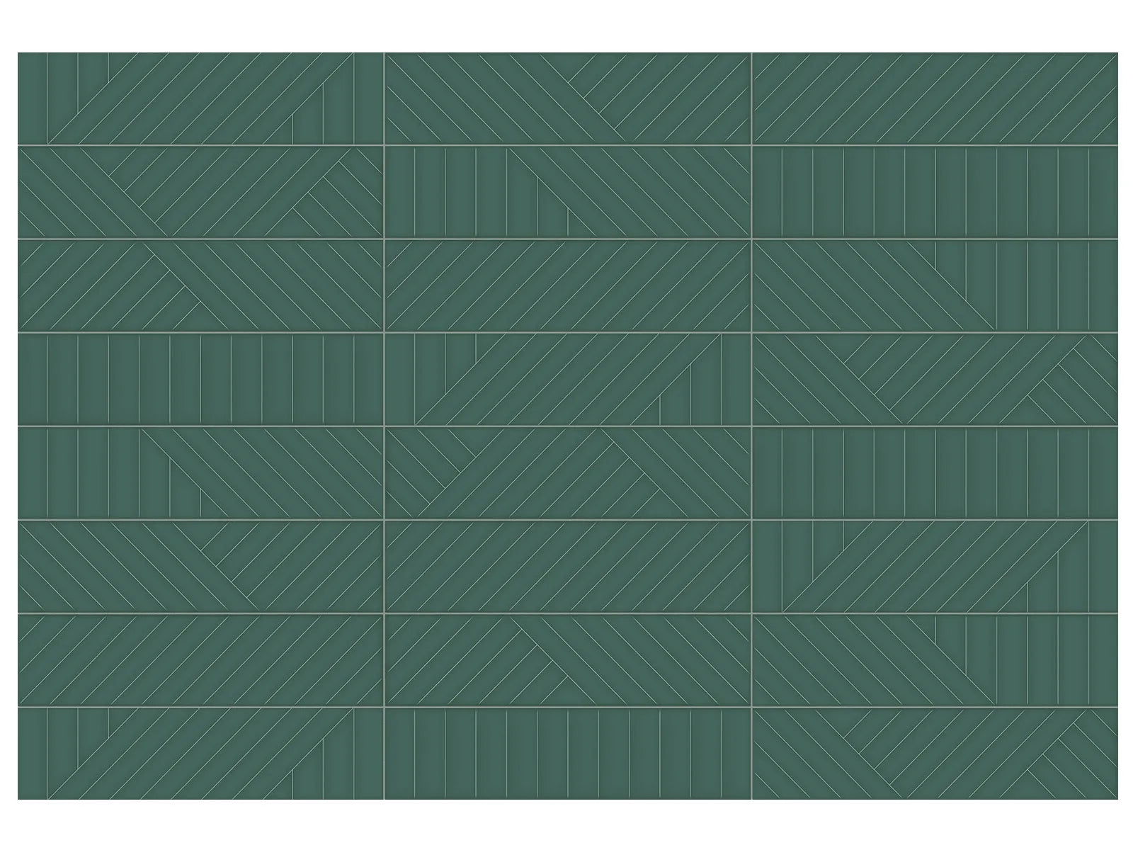 Geometra Maze Emerald - 3X12 ||4000-0301-0