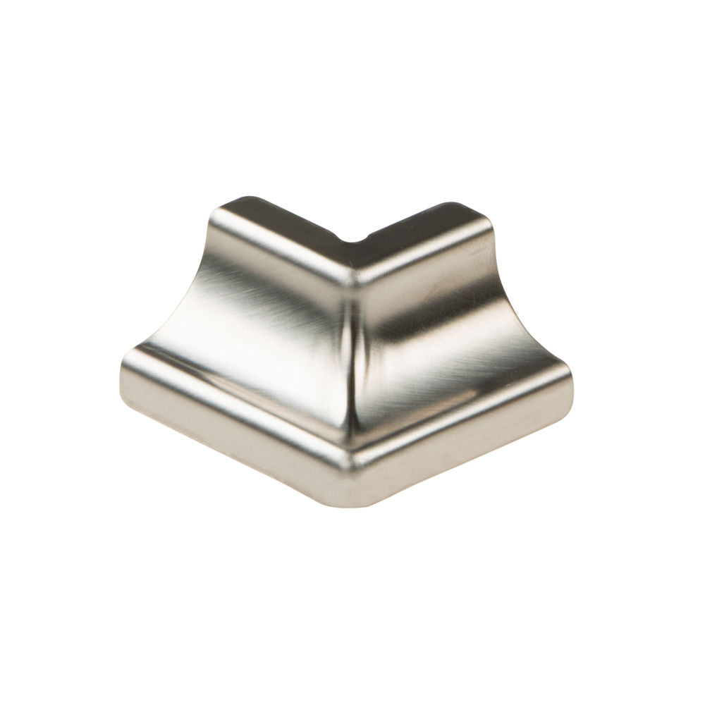 Schluter - DILEX-HKU Coin extérieur 90° avec un radius de 3/8" (10 mm) - acier inoxydable (V4)