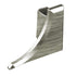 Schluter - DILEX-AHKA Cap de fermeture droit avec un radius de 3/8" (10 mm) - aluminium anodisé nickel brossé