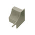Schluter - DILEX-HK Cap de fermeture droit avec un radius de 11/16" (18 mm) - plastique PVC gris
