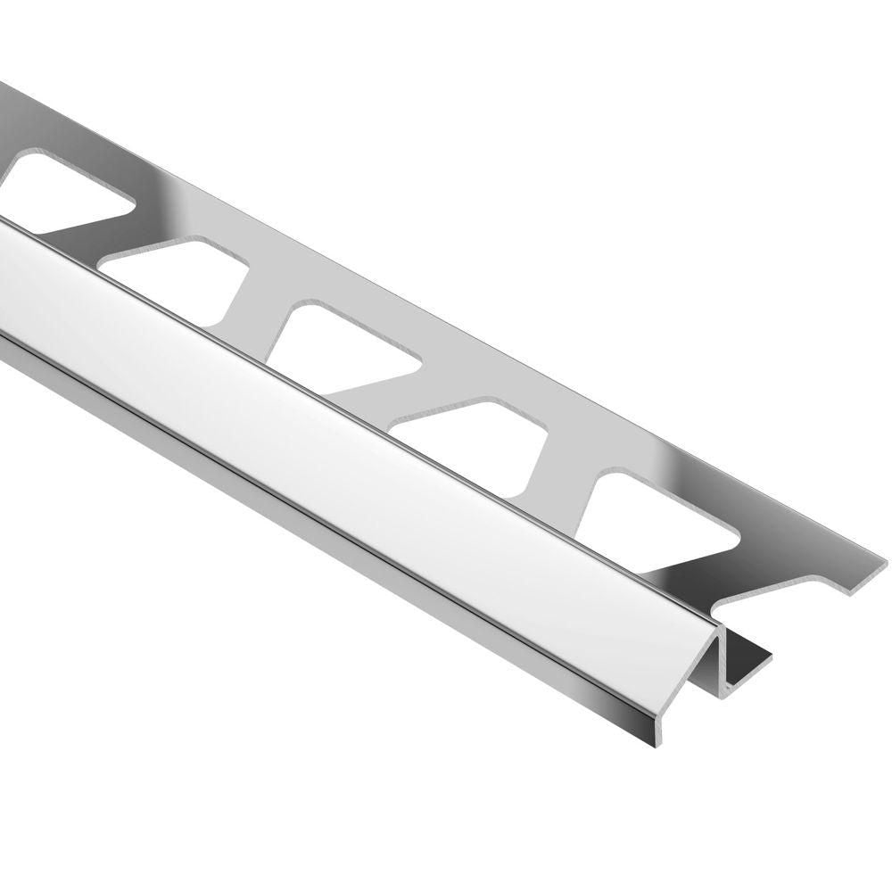 Schluter - RENO-U Profilé réducteur - acier inoxydable (V2) 5/16" (8 mm) x 8' 2-1/2"