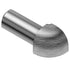 Schluter - RONDEC Coin extérieur 90° - aluminium anodisé chrome brossé 3/8" (10 mm)