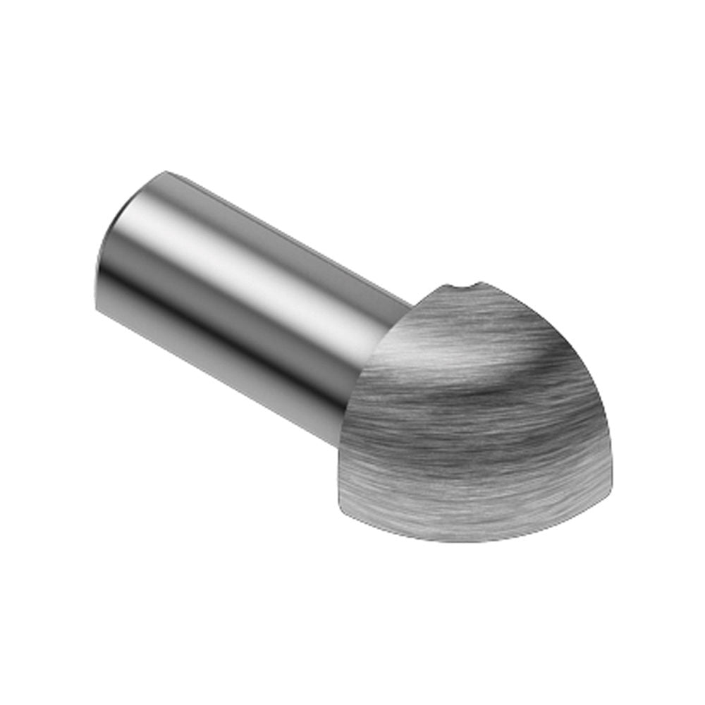 Schluter - RONDEC Coin extérieur 90° - acier inoxydable (V2) brossé 3/8" (10 mm)