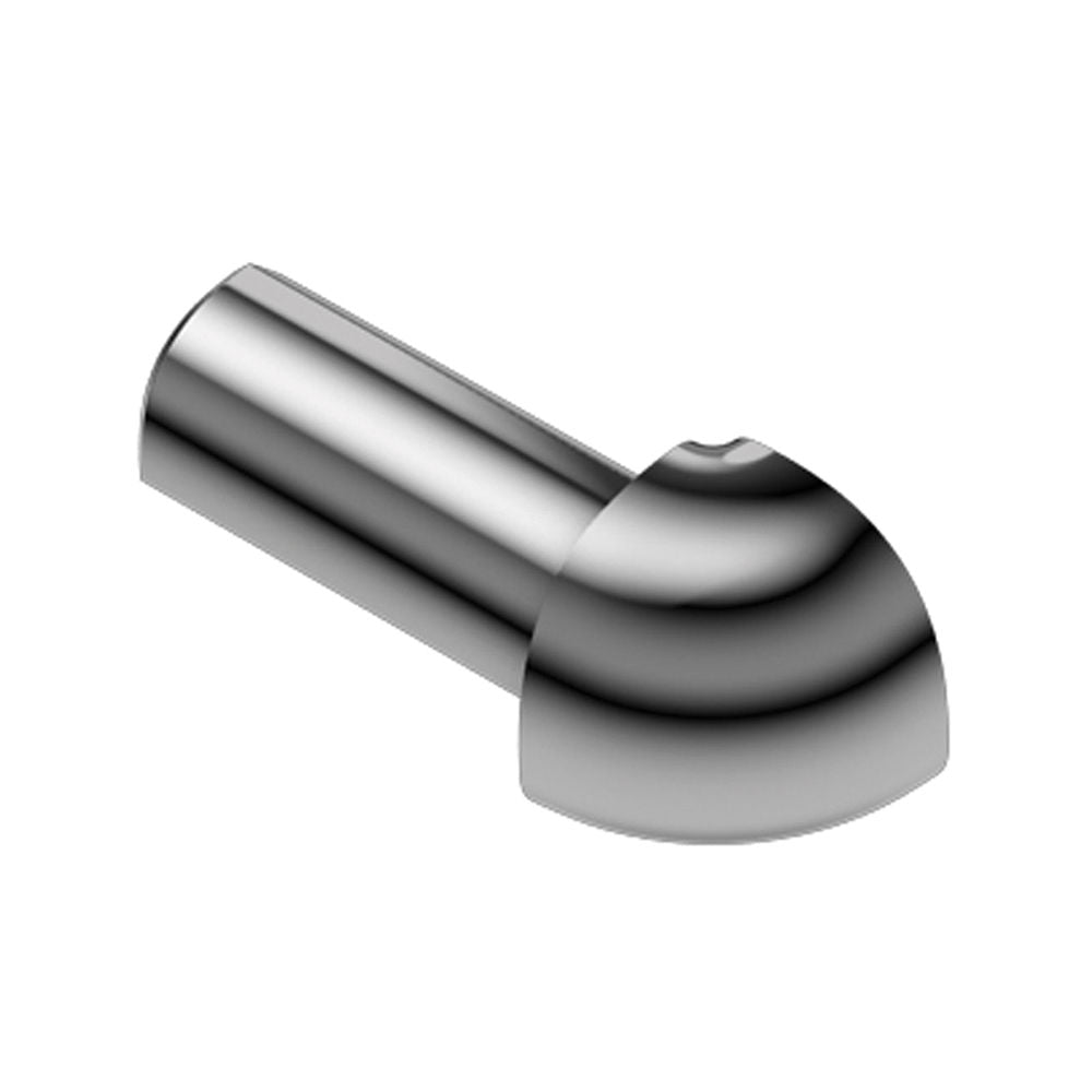 Schluter - RONDEC Coin extérieur 90° - aluminium anodisé chrome poli 1/4" (6 mm)