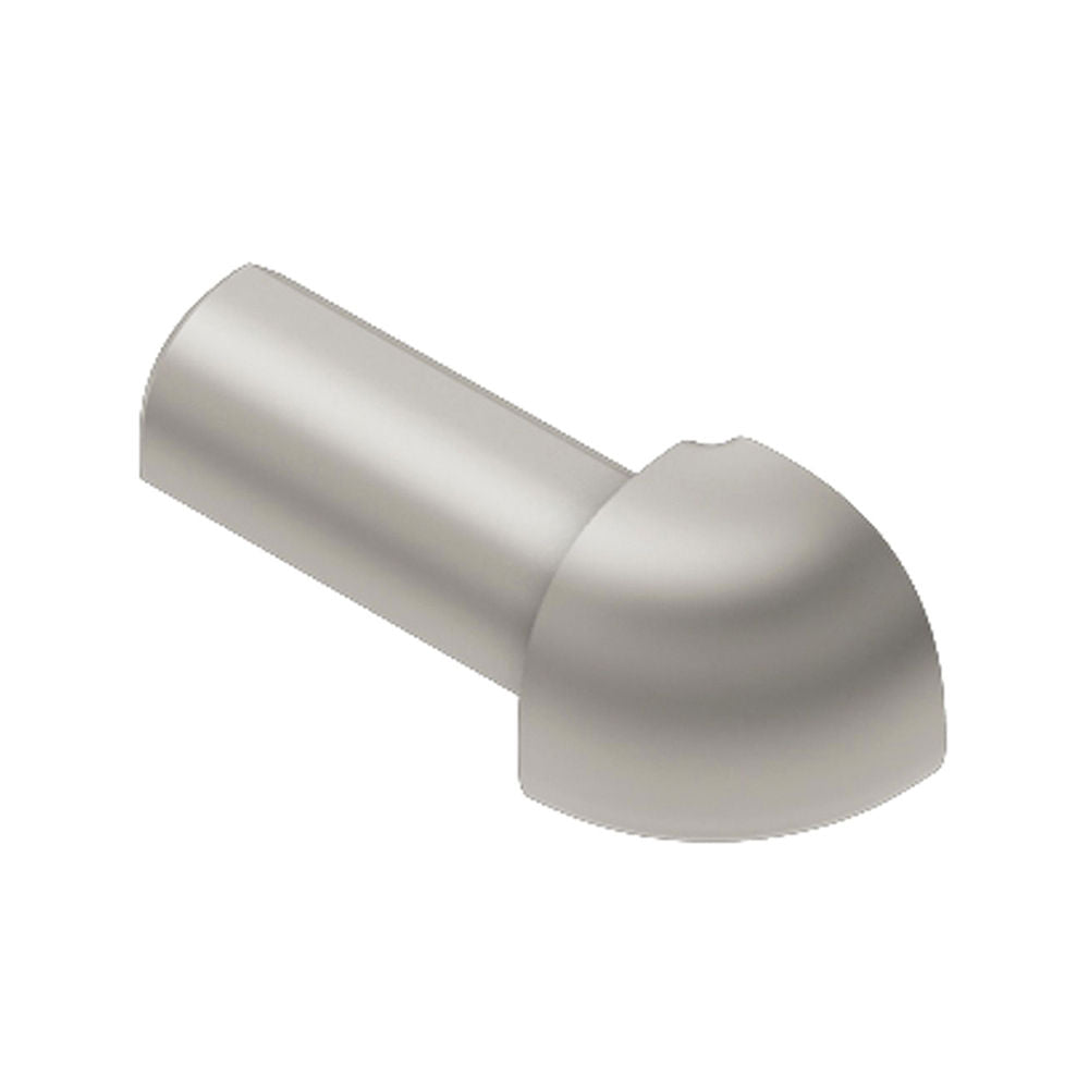 Schluter - RONDEC Coin extérieur 90° - aluminium anodisé nickel mat 1/4" (6 mm)