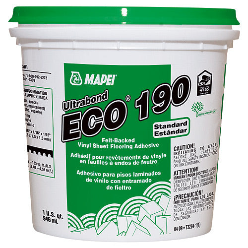 Mapei - Ultrabond Eco190 Adhésif pour vinyle - 946 ml