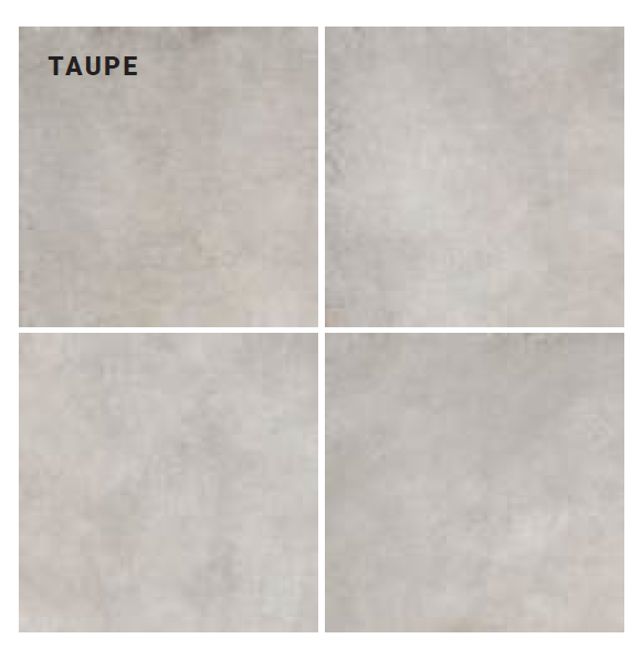 ProSolutions - Plancher de céramique Ecostone Porto Taupe 60 cm x 60 cm