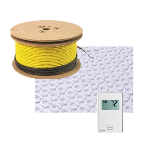 Ensemble de Plancher Chauffant 240V - 80 pi2