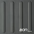 Kinesik - Tuile tactile Eon Tile avec barres Noir Vogue 12" x 12"