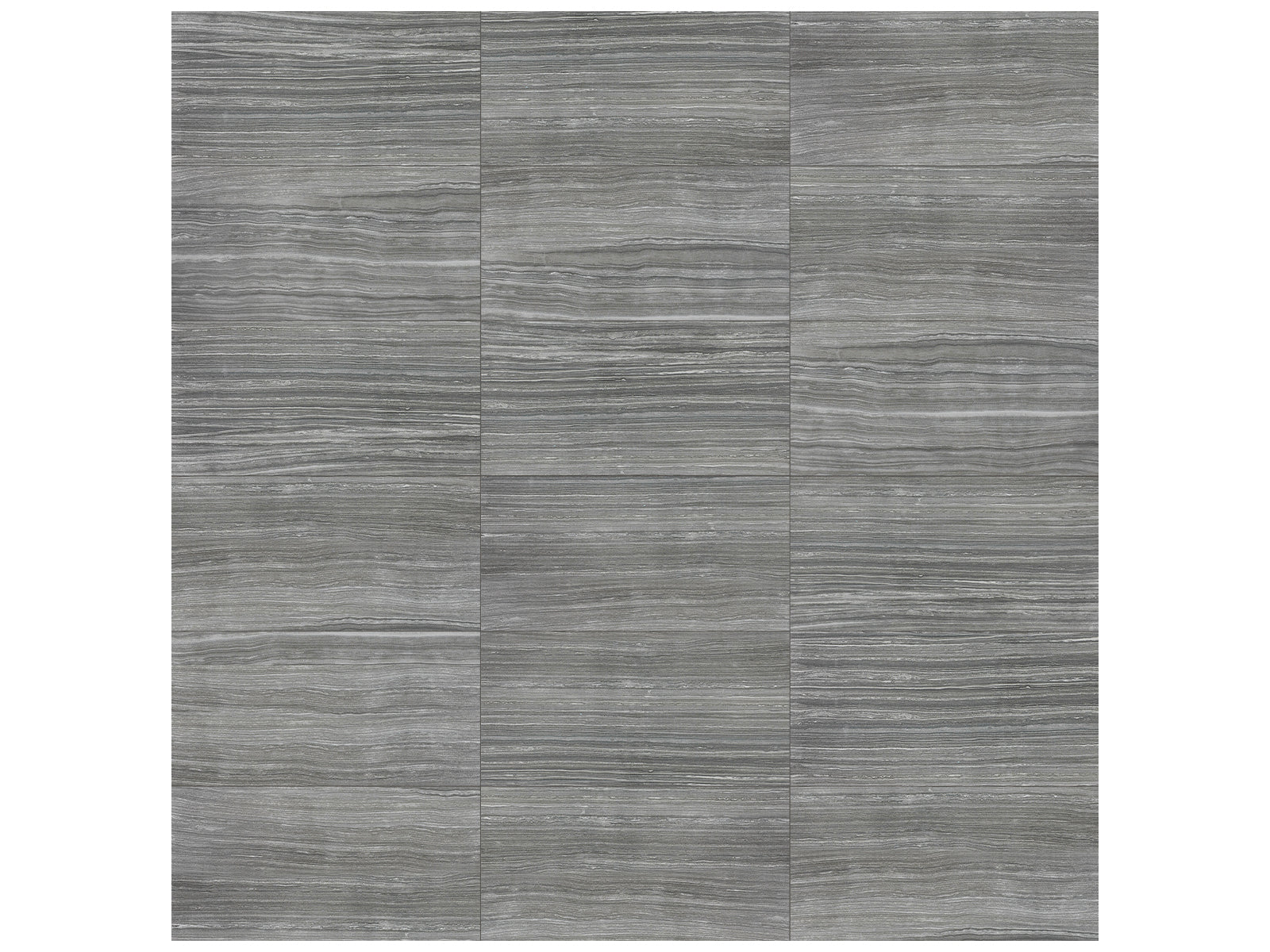 Anatolia - Eramosa - Carbon - Tuile de porcelaine émaillée aspect travertin, fini poli, rectifiée 30 x 60 cm (12 x 24 po)