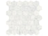 Anatolia - Eterna Bianco - Mosaïque hexagonale de marbre, fini adouci 4,9 cm (2 po)