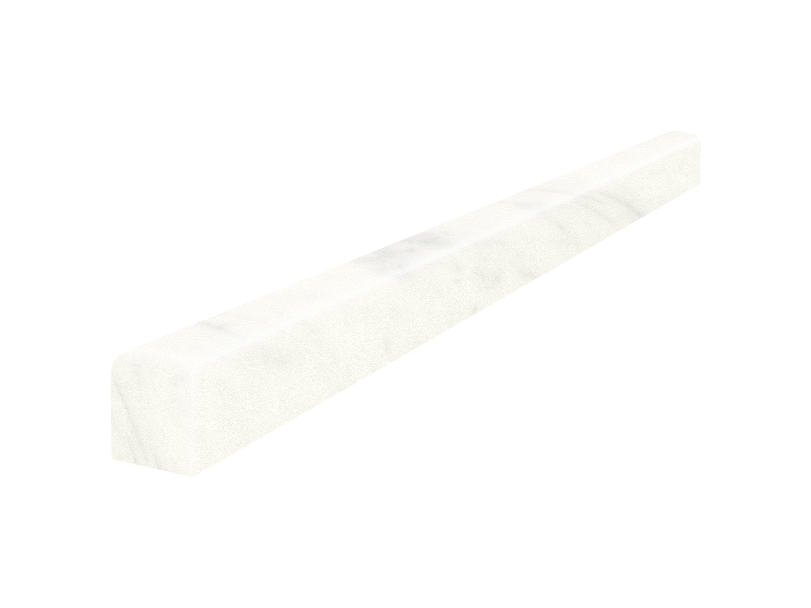 Anatolia - Eterna Bianco - Listel décoratif de marbre, fini adouci 1,3 x 30,5 cm (1/2 x 12 po)