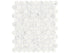 Anatolia - Eterna Bianco - Mosaïque de pastilles rondes de marbre, fini adouci 3 cm (1,25 po)