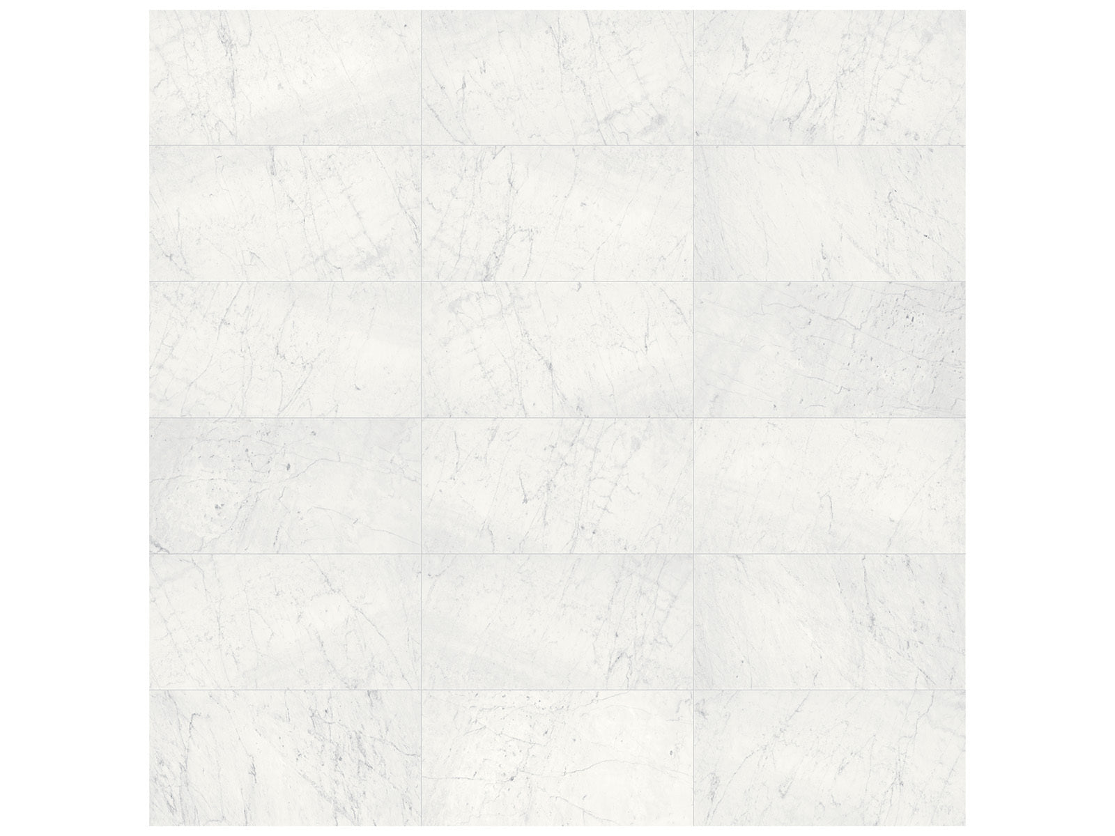Anatolia - Eterna Bianco - Tuile de marbre, fini poli 45,7 x 91,4 cm (18 x 36 po)