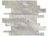 Anatolia - Evolution - Sand - Mosaïque de porcelaine émaillée à bandes aléatoires, fini mat