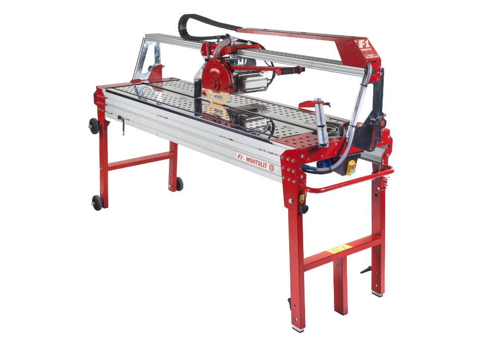 Montolit - 151 cm - Electric water-cooled diamond tile saw F1 Brooklyn ||F1-151-115V