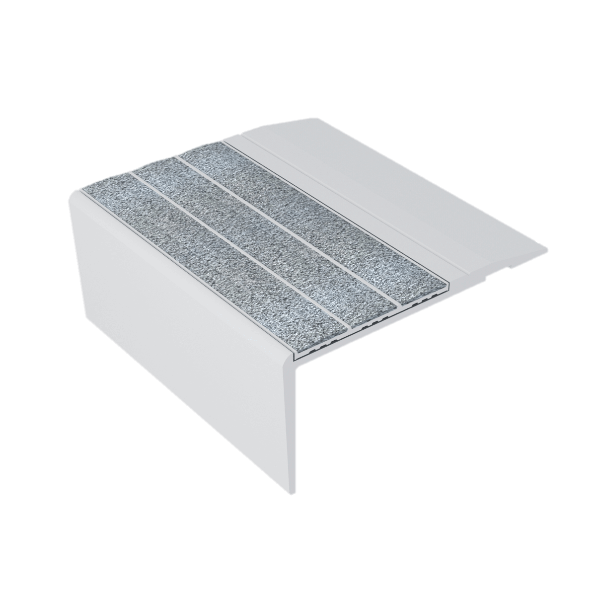 Kinesik - Ecoglo F4-N20 Nez de marche avec bande antidérapante grise 2.7" x 8'