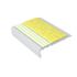 Kinesik - Ecoglo F7-E30 Photoluminescent Flat Stair Nosing with Yellow Anti-Slip Strip 2.6" (vendu en pied linéaire)
