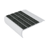 Kinesik - Ecoglo F8-N30 Flat Stair Nosing with Black Anti-Slip Strips 3" (vendu en pied linéaire)