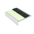 Kinesik - Ecoglo F7-E40 Photoluminescent Flat Stair Nosing with Black Anti-Slip Strip 2.6" (vendu en pied linéaire)