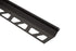 Schluter - FINEC-SQ Profilé ded finition et de protection des rebors aluminium anthracite foncé 1/2" (12.5 mm) x 8' 2-1/2"