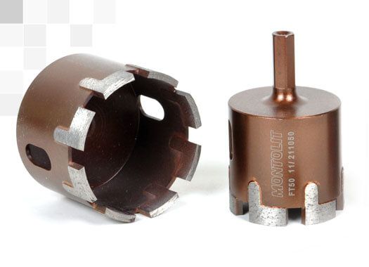 Montolit - Foret au diamant à sec pour diamètre de forage 27 mm