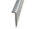 Futura Transitions - Nez de marche de façade en aluminium anodisé poli argenté brossé 1/4" (6.4 mm) x 7/8" x 12'